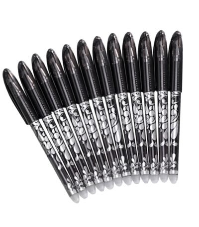 12Pcs Erasable Gel Pens Drawing Stationery School Supplies For Black GreyCollectibles|Pens & Writing Instruments|Pens|Ballpoint Pens|Other Collectible Ballpoint
