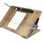Adjustable Wooden Drawing Board with Ruler & Stationery Holder Portable Drafting Table for Artists, Students & Designers Ergonomic Tilt Design for Comfortable Sketching & Technical Drawing