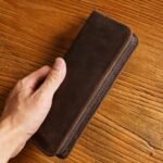 Pencil Case Pu Leather Practical Stationery Organizer for Office School Kids Brown | Home & Garden | Kids & Teens at Home | School Supplies | Other School Supplies