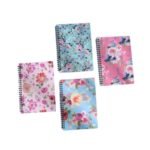 4X Floral Spiral Notebook Flower Design for School Supplies Women Girls Work|| Blank Diaries & Journals| Blank Diaries & Journals| Accessories |Books