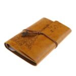 4Xleather Journal Notebook Portable Loose Leaf Blank Notebook Yellow | Home & Garden | Kids & Teens at Home | School Supplies | Notebooks & Binders