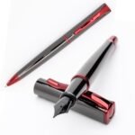 Monteverde USA Impressa Fountain Pen Gift Set (Gun Metal) Medium Tip + Bottle Ink - Premium Pen for Men and Women - Perfect for Office, Business, School, Gifts, Journaling, Autographs