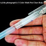 Pilot Hi-tec-c Coleto 3 Color Multi Pen Body Component, Basic & Pearl Pattern, Rubber Grip, 4-Pack, Sticky Notes Value Set