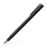 Faber-Castell, Neo Slim Fountain Pen, Black Metal, Matte Finish, Medium (342300)