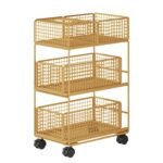 CALANDIS™ Under Desk Cart Practical Rolling Storage Organizer for Office Home Bathroom M with Tissue Box | Racks & Holders | Kitchen Storage & Organization | Kitchen, Dining & Bar