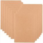 YOOMONA A5 Notebook - 12 Pack Kraft Paper Cover Notebooks|60 Pages Each,30 Sheets|for Writing, Journaling, Notes & Sketchbook, Office & Stationery Supplies,5.5" x 8.3" (Blank)