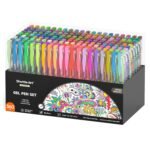 Shuttle Art 360 Pack Gel Pens Set, Shuttle Art 180 Colors Gel Pen Set Plus 180 Color Refills Perfect for Adult Coloring Books Doodling Drawing Art Markers