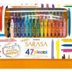 Zebra JJ15-45C-2OM Sarasa Clip Gel Ballpoint Pen, Set of 45, Includes 2 Original Sarasa