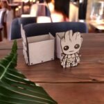 Groot Style Wooden Pen Stand. Birthday Return Gifts. Baby Groot Stationery. Paint It Yourself. Joyful and Meaningful Favor. Art and Craft Kit. Bulk Kids Souvenirs Items. (Set of 24)