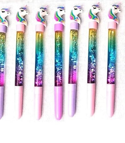 Birthday party Return gift multitheme gel glitter pens stationery | ideal for Boys, Girls kids children cradle cermony baby naming pack30