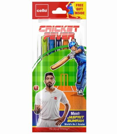 Cello Cricket Fever Stationery Pouch - Black