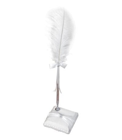 CLUB BOLLYWOOD® Feather Pen Vintage White Guest Book Pen for Table Decor Crafts Decor Bridal | Wedding Supplies | Guest Books & Pens| Guest Books & Pens| Guest Books & Pens|1...