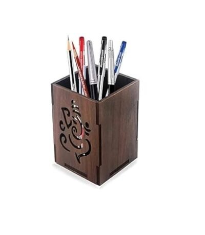 Desk Organizer with Drawer Desktop Office Stationery Storage Box Desk Accessories Mobile Holder Table Organiser Study Table Office Table Desk Organizer(Brown Ganesh Ji)
