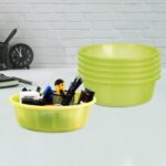 Kuber Industries Pack of 6 Desk Organizer | Stationery Organizer Tub | Multipurpose Organizer | Office Supplies Organizer for Pen-Pencil-Staplers-Clips | Desktop Organizer | 6...