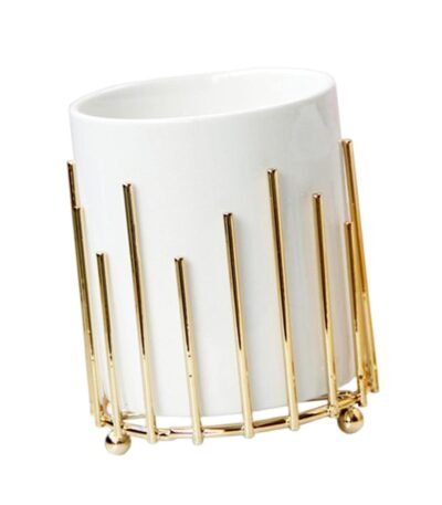 MYADDICTION Makeup Brush Holder Pencil Cup Home Office Stationery Pencil Pen Holder L Aureate