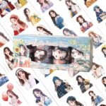 SAMVARDHAN Vintage Girl Washi Tape Set – 4 Rolls | Decorative Aesthetic Tapes for Journaling, Scrapbooking, Bullet Planner, DIY Crafts & Stationery Lovers (Idyllic Period Time.)