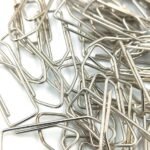 Steel Paper Clips, U Pin, 30 mm, Set of 100, for Office and Stationery