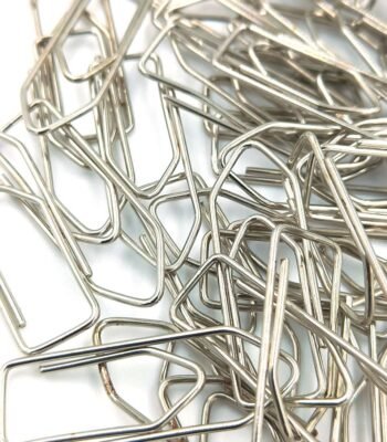 Steel Paper Clips, U Pin, 30 mm, Set of 100, for Office and Stationery