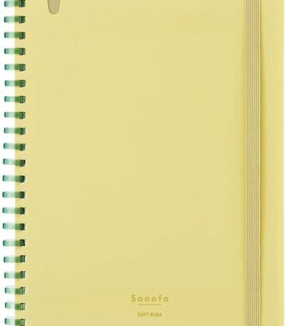 Visit the KOKUYO Store Kokuyo Soft Ring Notebook Sooofa B6 Deformation 4mm Grid Ruled Cutoff 80 Sheets Yellow Su-sv748s4-y [set of 3 Bulk Purchases]