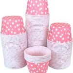 Jamboree!!! Pink Disposable Paper Heat-Resistant Baking Cups, Set of 50 for Cupcakes, Muffins, Weddings, Birthdays, Parties