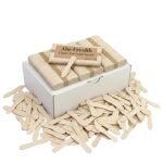 3-Inch Mini Wooden Chaat Spoon Set | Disposable Wooden Utensils for Street Food, Chaat, Ice Cream & Snacks | Eco-Friendly & Food Safe (200, Wooden, 3 Inch)