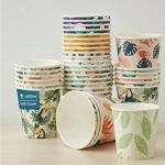 200 ml, 100 Count Disposable Paper Cups, Multicolor Eco-Friendly Drinking Cups for Wedding, Party, Picnic, Travel | Ideal for Tea, Coffee, Juice & Water, Use & Throw Party Glasses
